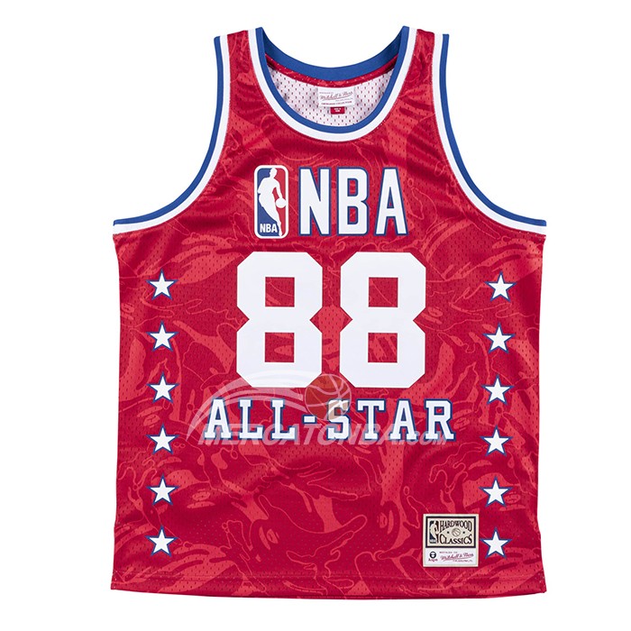 Maglia All Star 1988 Aape x Mitchell & Ness Rosso